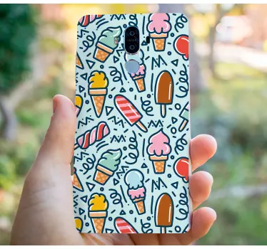 Huawei sticker ijsje genot - TenStickers