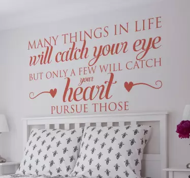 Inspirerende Quote Muursticker - TenStickers