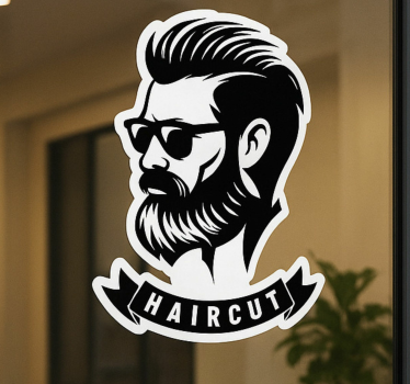 Kapperszaak bord fashion sticker - TenStickers