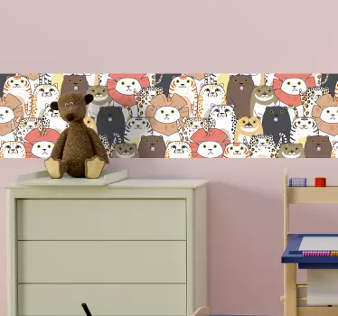 Dieren collectie muursticker - TenStickers