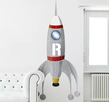 Kinderkamer Muursticker Ruimteschip - TenStickers
