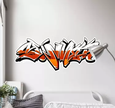 Kleine muurstickers Zomer graffiti - TenStickers