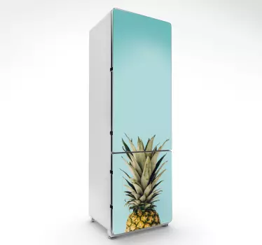 Koelkast sticker foto ananas - TenStickers
