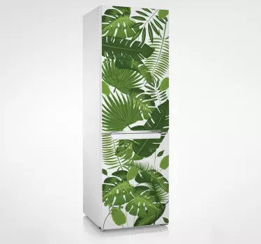 Koelkast sticker jungle bomen - TenStickers