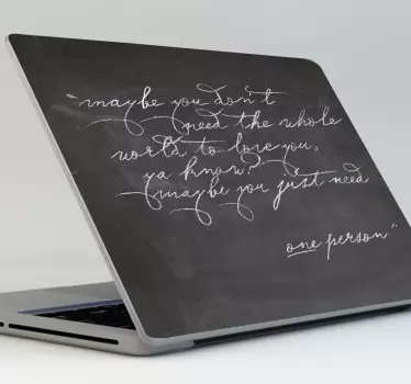 Krijtsticker Laptop - TenStickers
