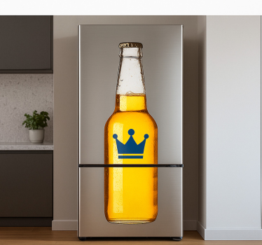 Kroon automaat koelkast sticker - TenStickers