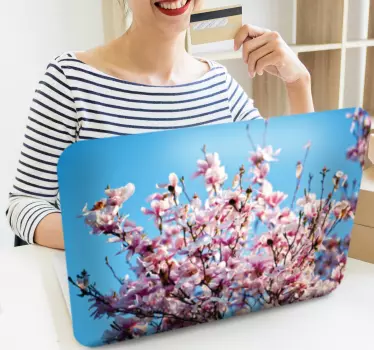 Magnolia boom sticker - TenStickers