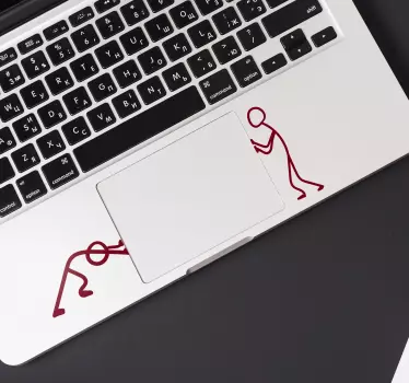 Laptop sticker Matchman duwend - TenStickers