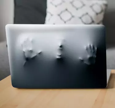 Laptop sticker mysterieus persoon - TenStickers