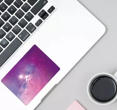 Laptopsticker wetenschap Nebula touchpad - TenStickers