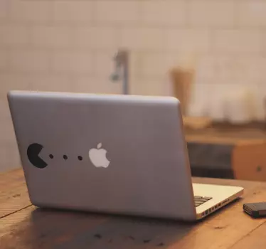 Laptop sticker Pacman - TenStickers