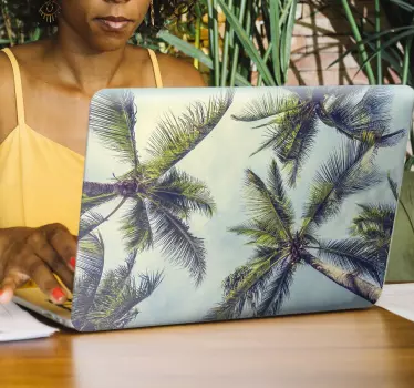 Muursticker boom palmbomen - TenStickers