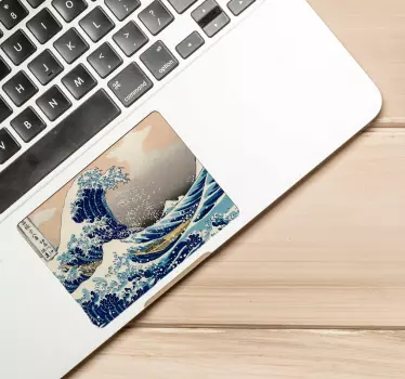 Muurstickers kunst Touchpad Ola Kanagawa - TenStickers