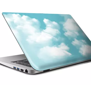 Laptop sticker wolken - TenStickers