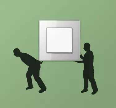 Lichtschakelaar Muursticker - TenStickers