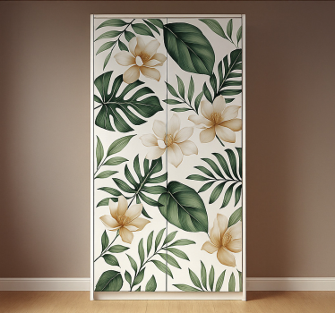Lotusbloemenpatroon meubel sticker - TenStickers