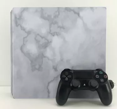 Marmerpatroon deksel ps4 sticker - TenStickers