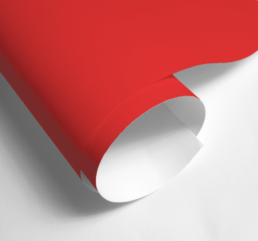 Zelfklevende folie - Mat Rood - TenStickers