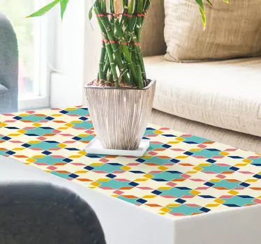 Meubel sticker Geometrische mozaïekpatroon - TenStickers