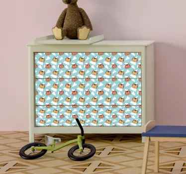 Stickers voor op meubels kinderpatroon - TenStickers