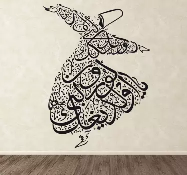 Mevlana dans Arabisch sticker - TenStickers