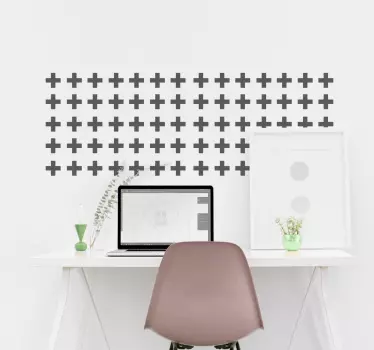 Moderne Muursticker als Wanddecoratie - TenStickers