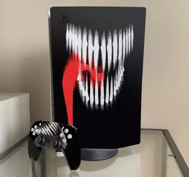 Monster mond huid PS5 sticker - TenStickers