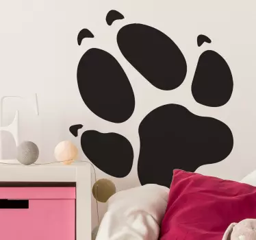 Sticker pootafdruk hond - TenStickers