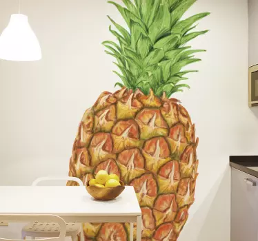 Muursticker ananas - TenStickers