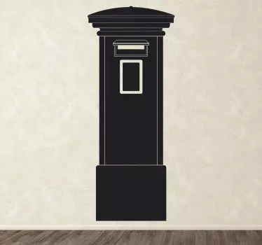Muursticker woonkamer Brievenbus Londen - TenStickers