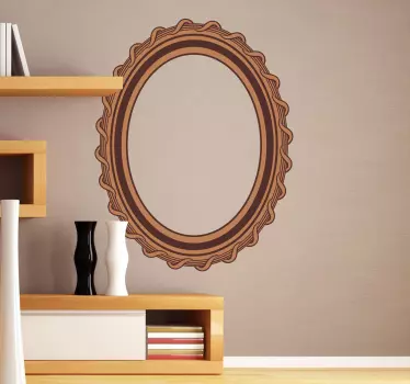 Muursticker Decoratief Spiegellijst - TenStickers