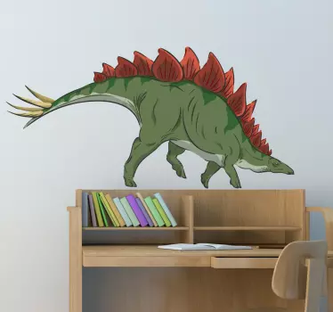 Muursticker Dinosaurus Stegosaurus - TenStickers