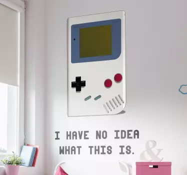 Muursticker Game Boy - TenStickers