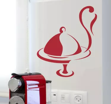 Muursticker Geserveerd Diner - TenStickers