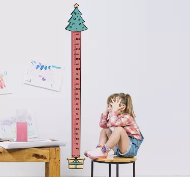 Muursticker groeimeter kinderen - TenStickers