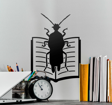 Muursticker Kafka metamorposis - TenStickers