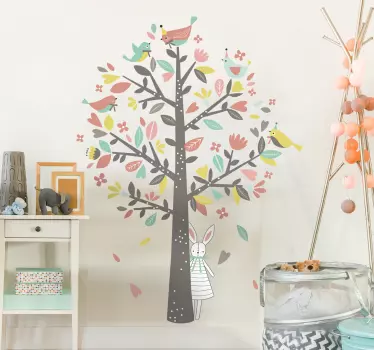 Muursticker kinderboom - TenStickers