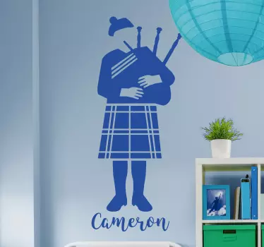 Muursticker Kinderkamer Doedelzak - TenStickers