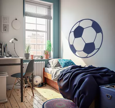 Muursticker Kinderkamer Voetbal - TenStickers