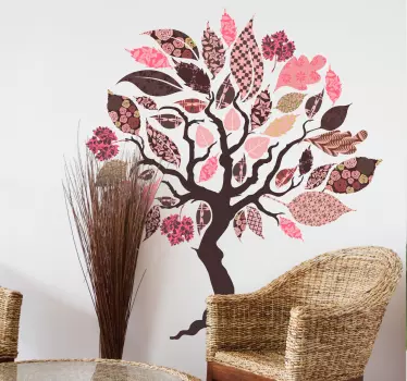 Muursticker kunst bomen - TenStickers