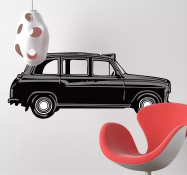 Muursticker Londen Taxi - TenStickers