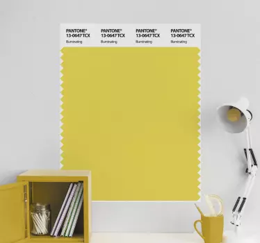 Muursticker patroon heldere verlichtende kleur - TenStickers