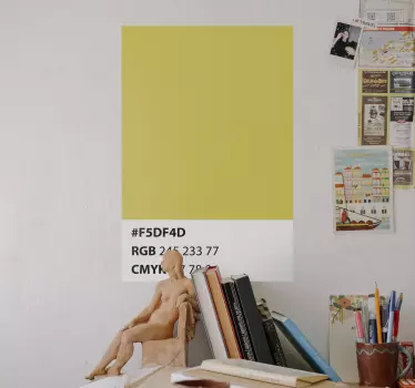 Muursticker patroon kleurrijk grafisch paneel - TenStickers