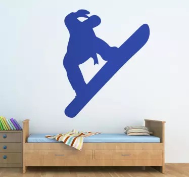 Muursticker silhouet sporter - TenStickers