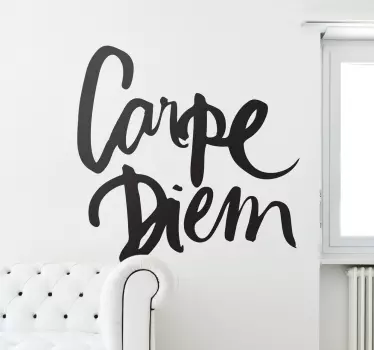 Muursticker Tekst Carpe Diem - TenStickers