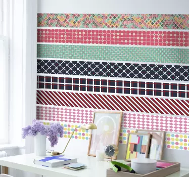 Muursticker Washi Tape - TenStickers