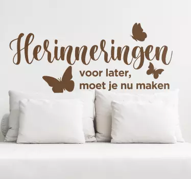 Muurstickers huis u moet nu herinneringen maken - TenStickers