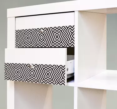 Meubel sticker geometrische vormen - TenStickers