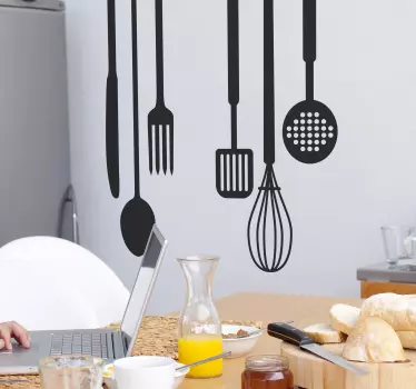 Bedrijfsstickers keuken apparaten - TenStickers