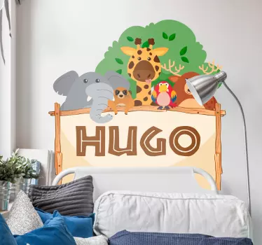 Muurstickers dieren Jungle dieren - TenStickers